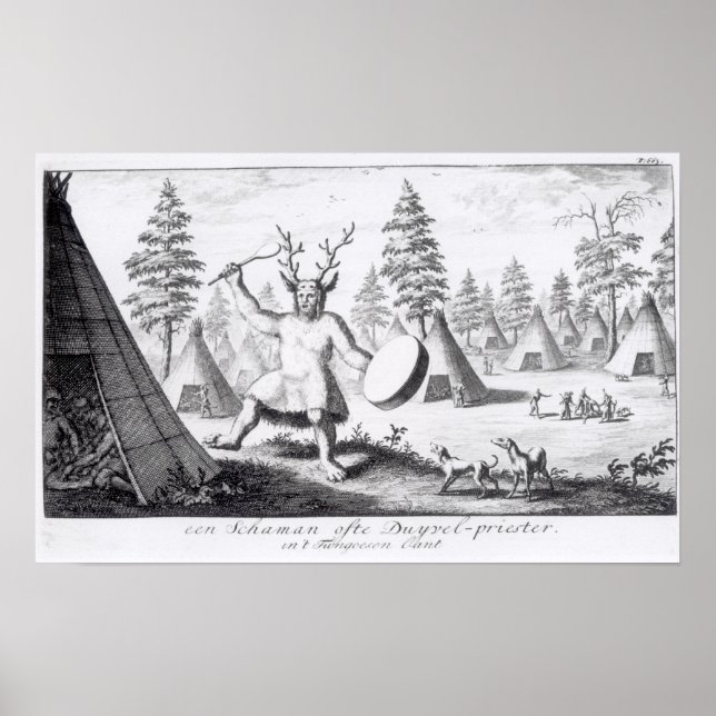 Indianeramerikaner Shaman Poster (Vorne)