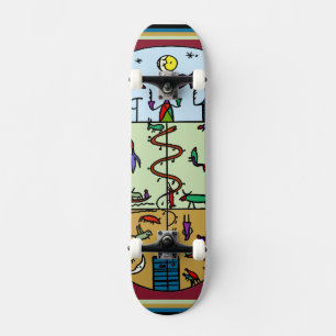 Indianeramerikaner Shaman Skateboard