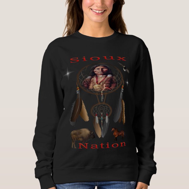 Indianeramerikaner Sweatshirt (Vorderseite)