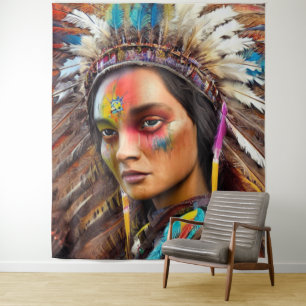 Indianeramerikaner Wandteppich