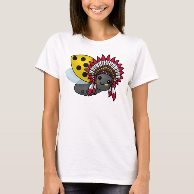 Indianeramerikanischer Ladybug-T - Shirt (Vorderseite)