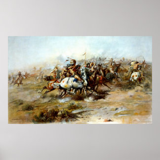 Indianerangriff Poster