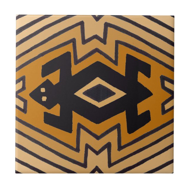 Indianerbär Fliese (Vorderseite)