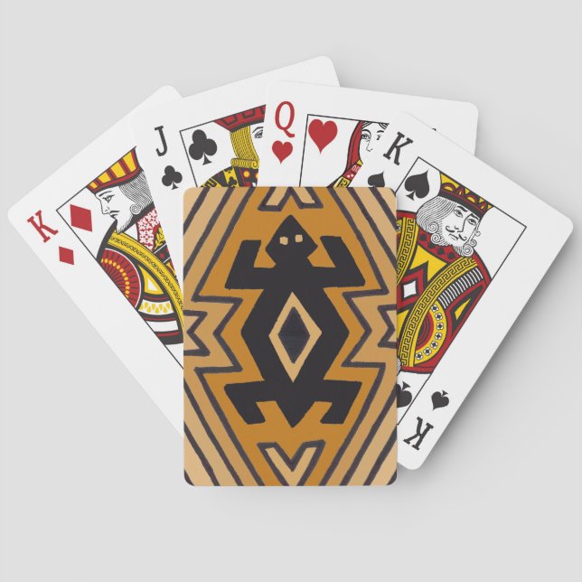 Indianerbär Mimbres Spielkarten (Rückseite)