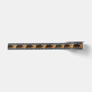 Indianerbärenmuster Satinband