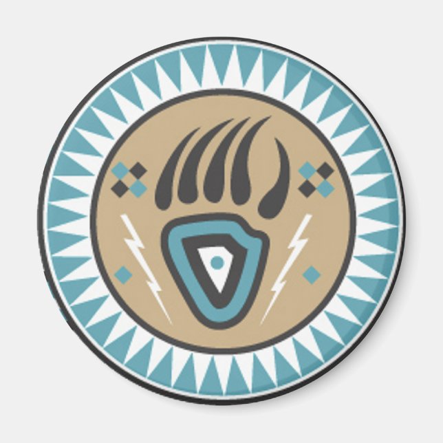 Indianerbärenpaw Magnet (Vorne)