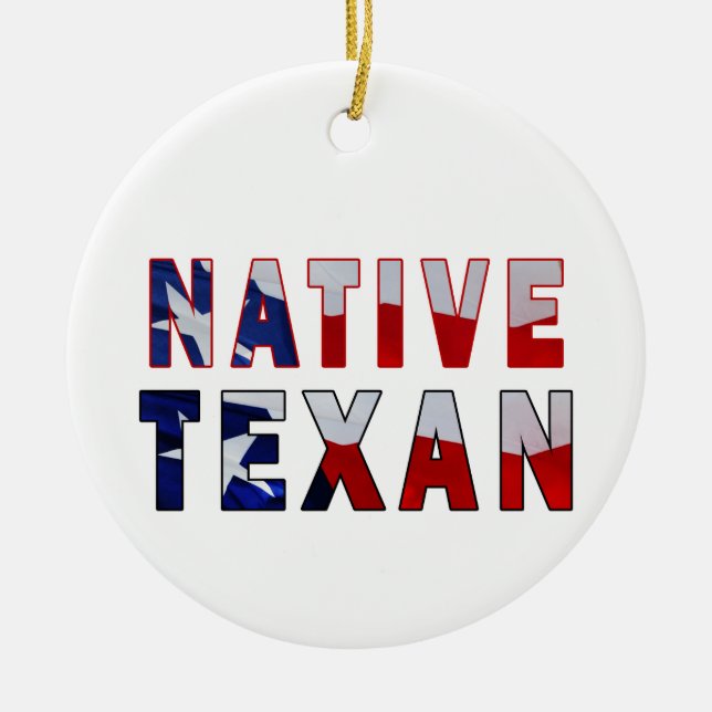 Indianerflagge Keramik Ornament (Vorne)