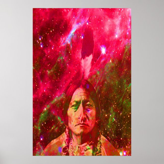 IndianerGeist des Sitting Bull Poster (Vorne)