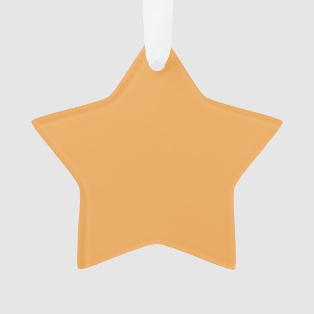 Indianergelbe Farbdekoration - fertig zum Anpassen Ornament (Vorderseite)