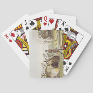 Indianerhaus, New Holland, Platte 64 von 'Le Costu Spielkarten