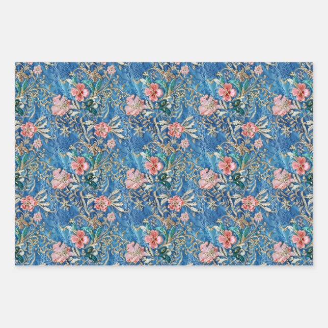 Indianerhochzeit Geschenkpapier Set (Vorderseite)