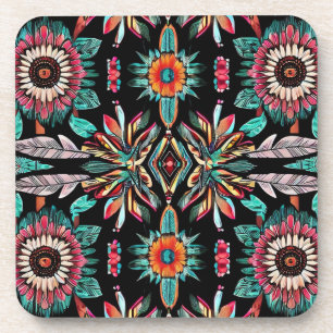 Indianerin Bohemain Getränkeuntersetzer