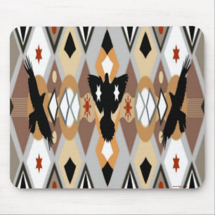Indianerin Crow Mousepad