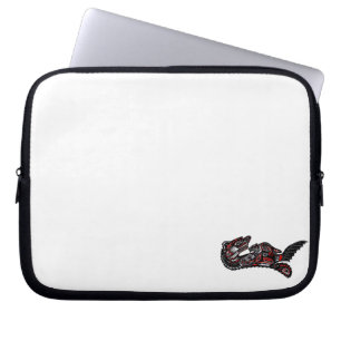 Indianerin Haida Otter Art Laptop Sleeve