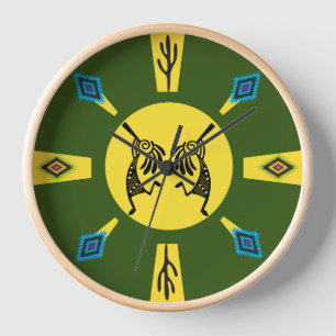 Indianerin Kokopelli Sun Southwestern Uhr