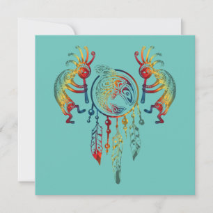 Indianerin Kokopelli Whale Dreamcatcher 1