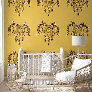 Indianerin Kokopelli Whale Dreamcatcher 2 Tapete
