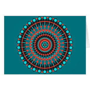 Indianerin Mandala