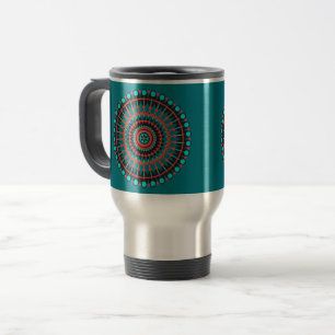 Indianerin Mandala Reisebecher