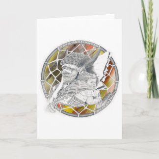 Indianerin mit Baby Karte