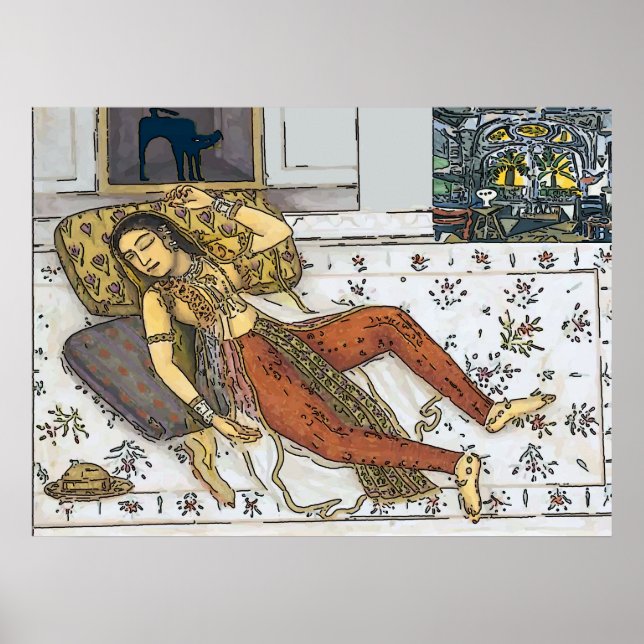 Indianerin, Mogulfrau, Prinzessin Poster (Vorne)