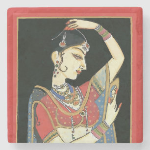 Indianerin, Mogulfrau, Prinzessin Steinuntersetzer