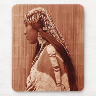 Indianerin Mousepad