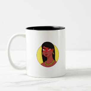 Indianerin Zweifarbige Tasse