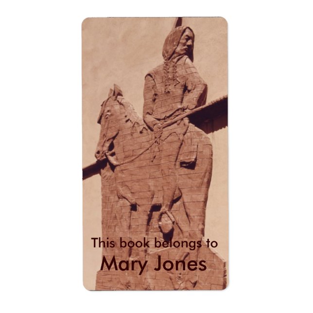 Indianerisches Buchzeichen (Vorne)