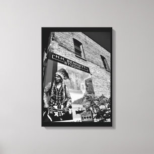 Indianerisches Foto Leinwanddruck