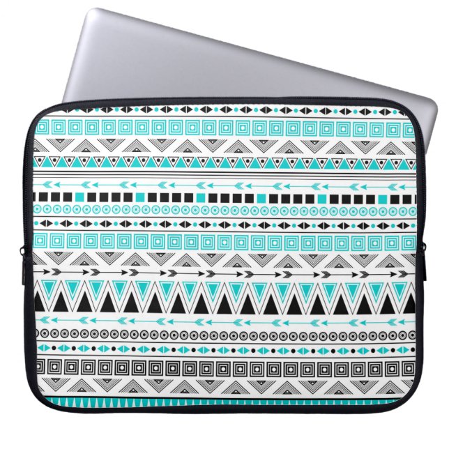 Indianerisches Muster Laptopschutzhülle (Vorderseite)