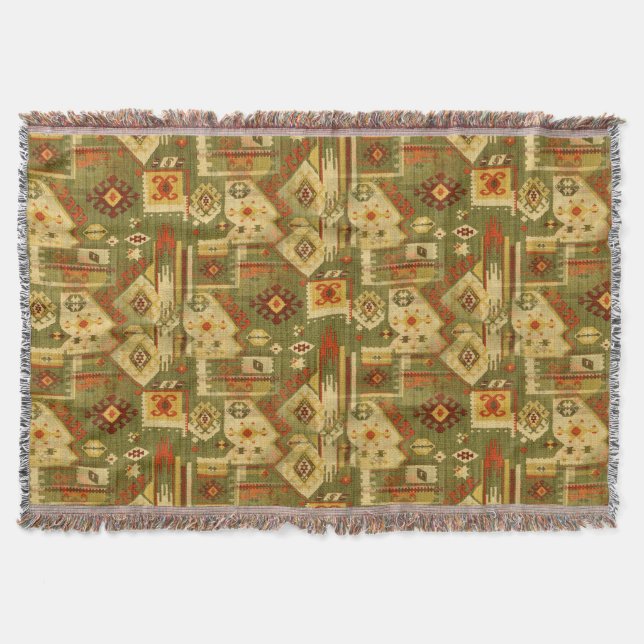 Indianerisches Stammesgewebe I + Ihre Ideen Decke (Vorderseite)