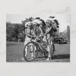 Indianerjungen, 1930er Jahre Postkarte