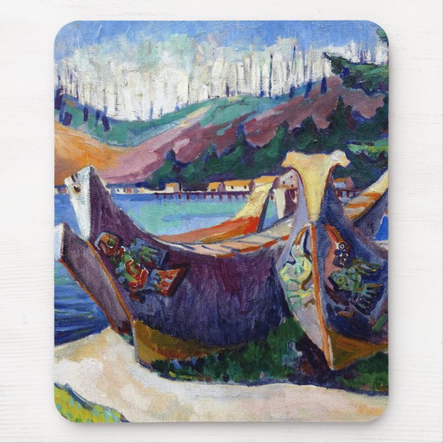 Indianerkanadische Emily Carr-Malerkanonen Mousepad (Vorne)
