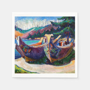 Indianerkanadische Emily Carr-Malerkanonen Serviette