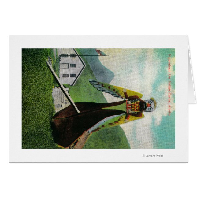 Indianerkanone mit Figurehead in AlaskaStaat (Vorderseite (Horizontal))