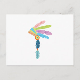 Indianerkleidung Postkarte