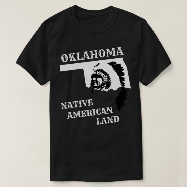 Indianerland Oklahoma T-Shirt (Design vorne)