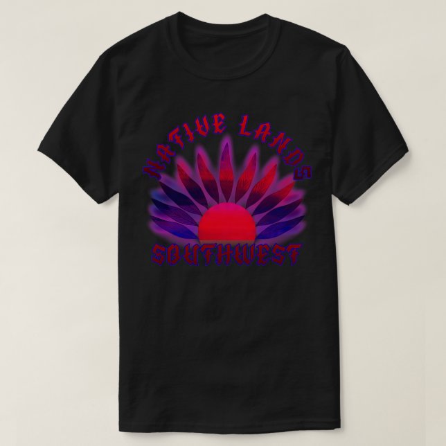 Indianerländer Südwest Sunset T-Shirt (Design vorne)