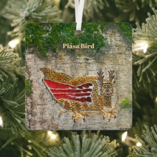 Indianerlegende Piasa-Vogel Ornament Aus Metall