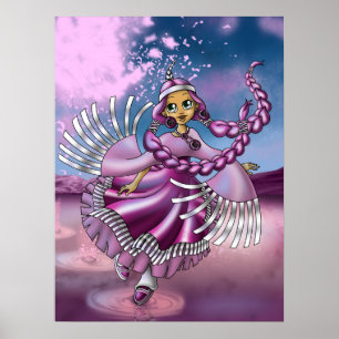 Indianermädchen Poster