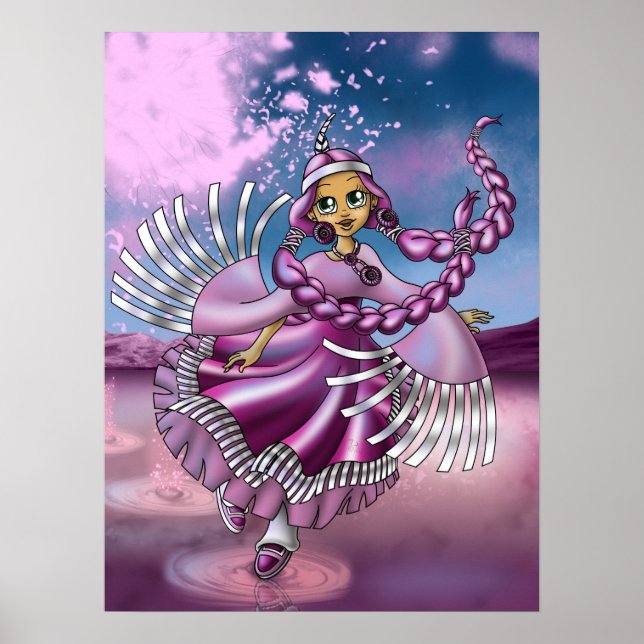 Indianermädchen Poster (Vorne)