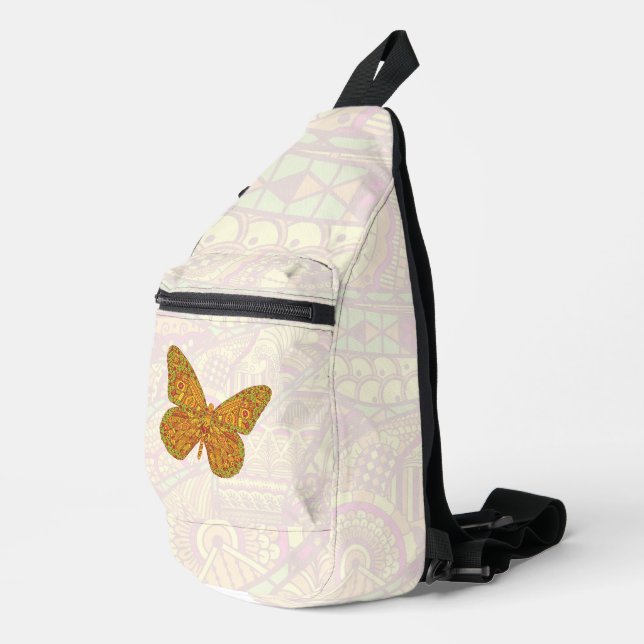 Indianermonarch Crossbody Bag (Rechte Ecke)