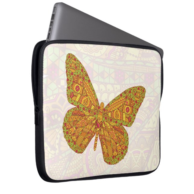Indianermonarch Laptop Sleeve (Vorne Rechts)