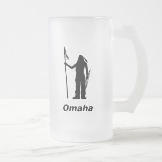 Indianeromaha Mattglas Bierglas