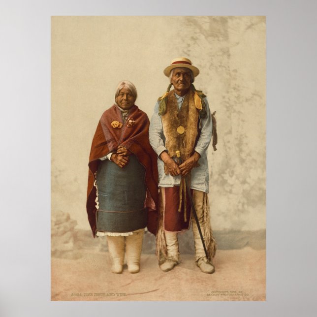 Indianerpaar, 1899 poster (Vorne)