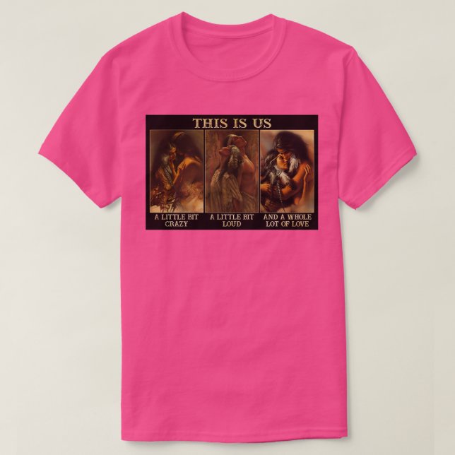Indianerpaar, das sind wir T-Shirt (Design vorne)