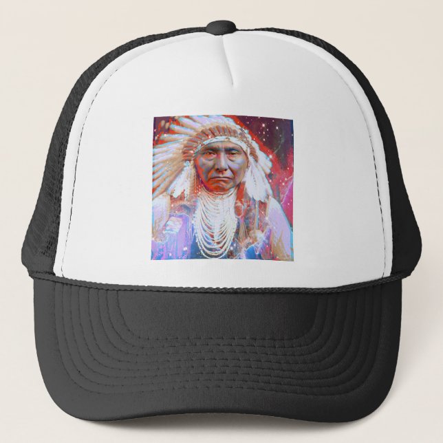 Indianerpferd Truckerkappe (Vorderseite)