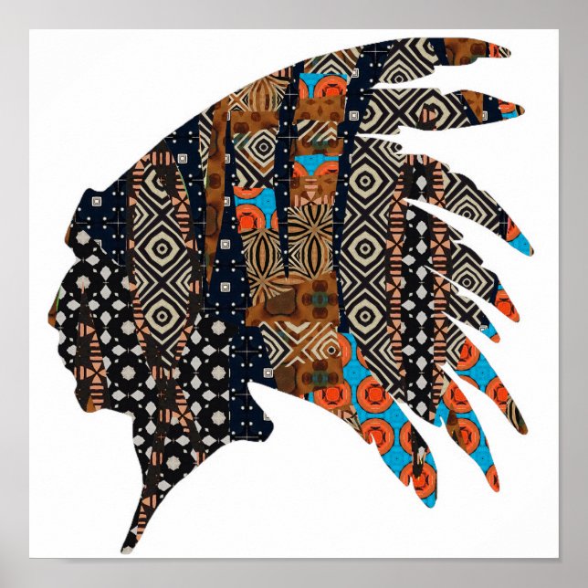 Indianerposter Poster (Vorne)