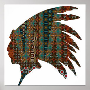 Indianerposter Poster